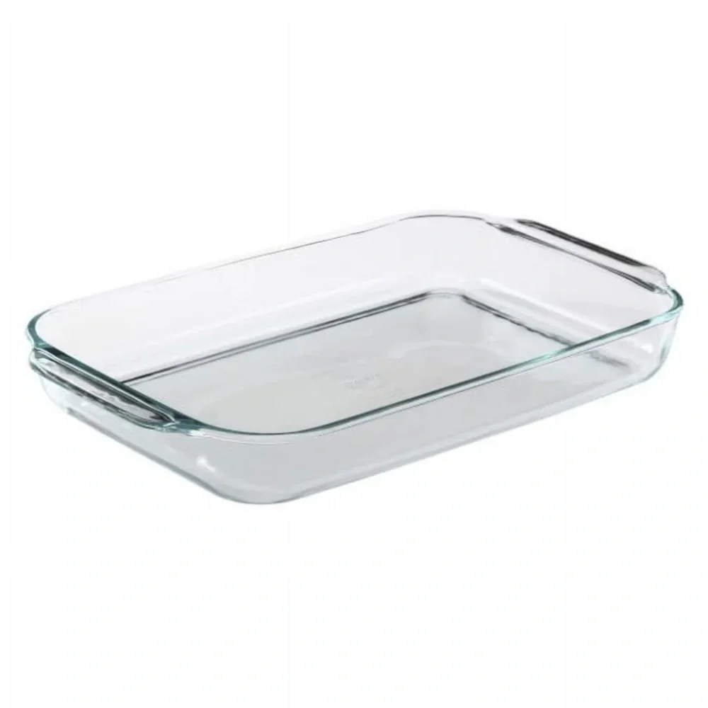 Vintage PYREX Clear Glass Baking Dish Size 13